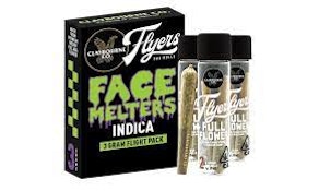 FACE MELTERS INDICA PREROLLS 3G 6/PK