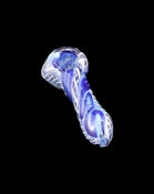 #26 CA MADE HANDBLOWN COLOR CHANGING LARGE GLASS PIPE