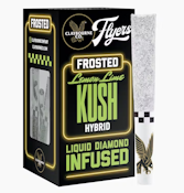 LEMON LIME KUSH FROSTED FLYERS LIQUID DIAMOND INFUSED PREROLLS 2.5G 5/PK