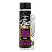 GRAPE GASOLINA FROSTED FLYERS LIQUID DIAMOND INFUSED PREROLLS 1G 2/PK