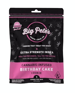 BIRTHDAY CAKE EXTRA STRENGTH INDICA COOKIE 100MG