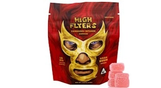 HIGH FLYERS MARIONBERRY HASH ROSIN INFUSED GUMMIES 100MG