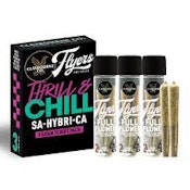 THRILL AND CHILL HYBRID PREROLLS 3G 6/PK